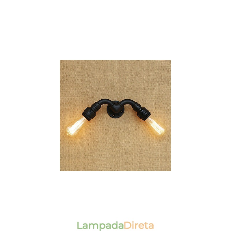Recurso de pintura retrô country para arandelas de parede de luz ambiente estilo mini
