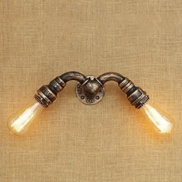 Recurso de pintura retrô country para arandelas de parede de luz ambiente estilo mini