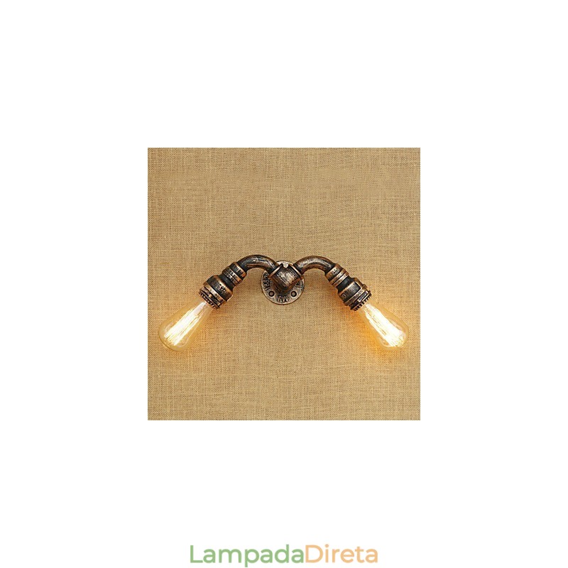 Recurso de pintura retrô country para arandelas de parede de luz ambiente estilo mini