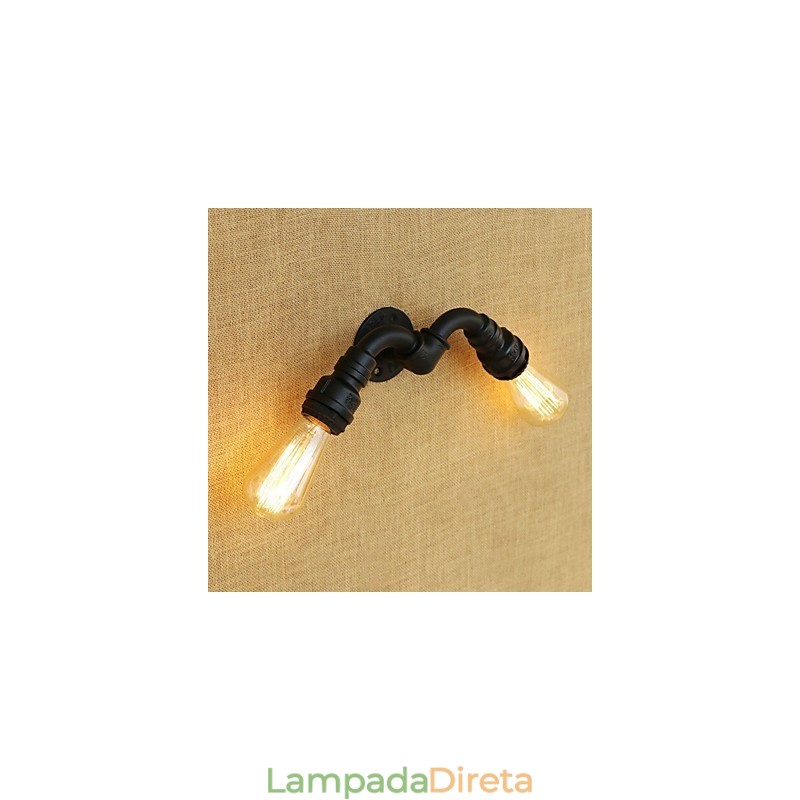 Recurso de pintura retrô country para arandelas de parede de luz ambiente estilo mini