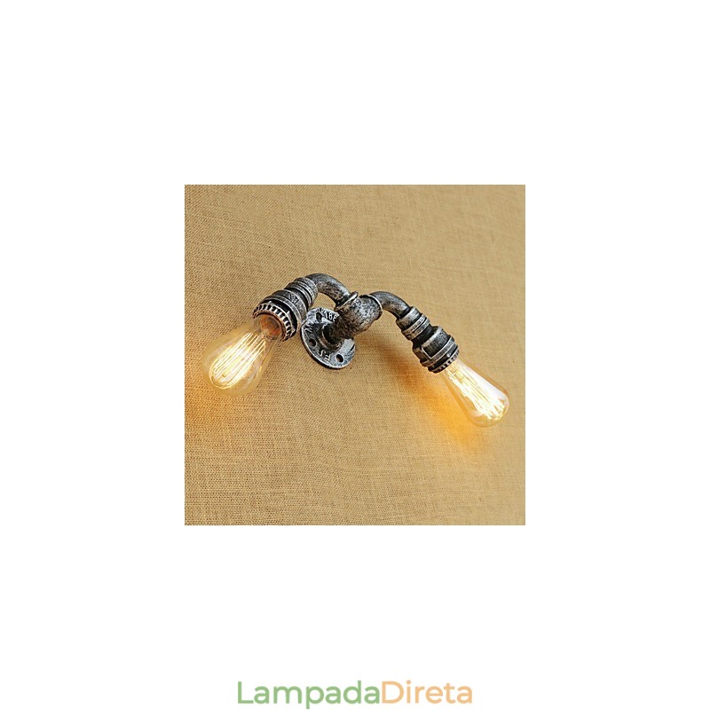 Recurso de pintura retrô country para arandelas de parede de luz ambiente estilo mini