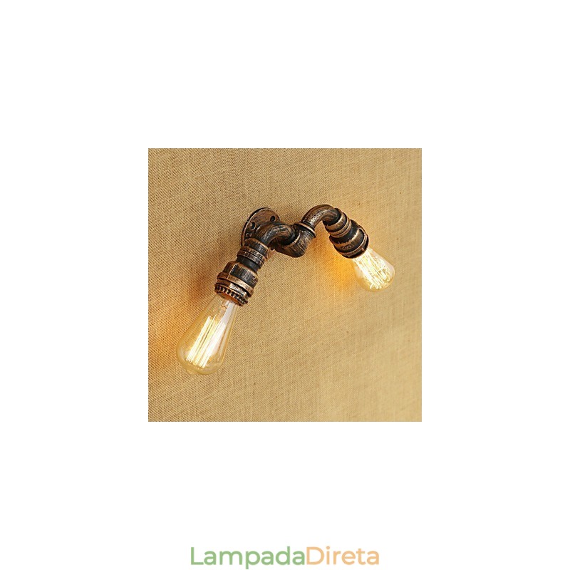 Recurso de pintura retrô country para arandelas de parede de luz ambiente estilo mini