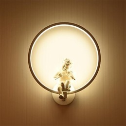 Arandelas de parede modernas e contemporâneas integradas para estilo mini, luz ambiente, luminária de parede