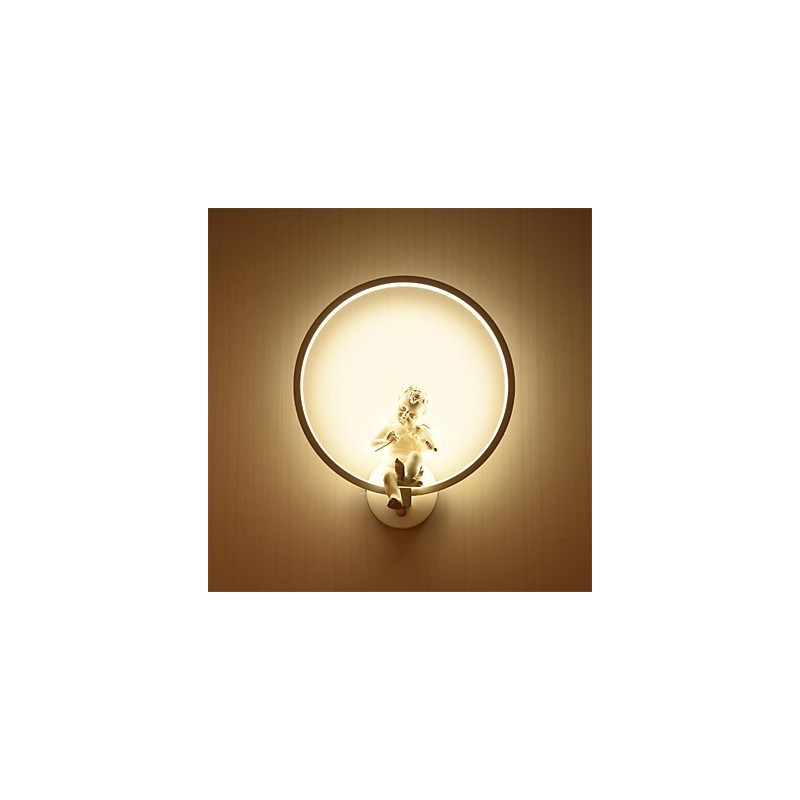 Arandelas de parede modernas e contemporâneas integradas para estilo mini, luz ambiente, luminária de parede