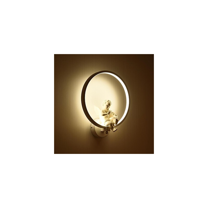 Arandelas de parede modernas e contemporâneas integradas para estilo mini, luz ambiente, luminária de parede