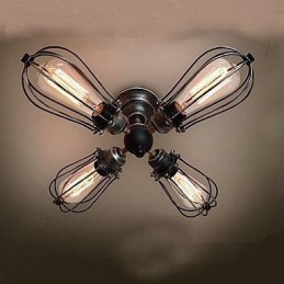 Pintura estilo vintage mini metal montagem embutida