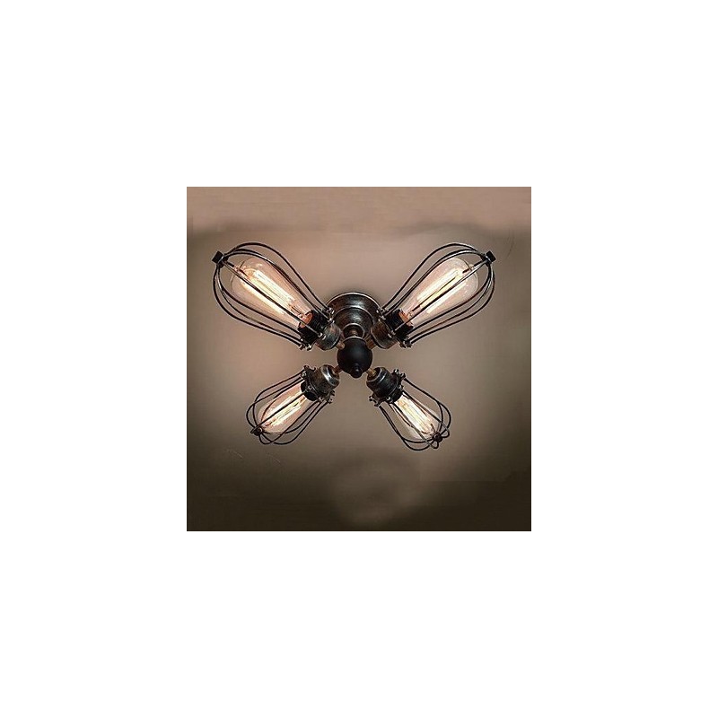 Pintura estilo vintage mini metal montagem embutida