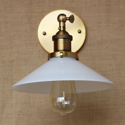 Moderno Contemporâneo Country Retro Antique Latão Recurso para Mini Estilo Ambiente Iluminação de Parede
