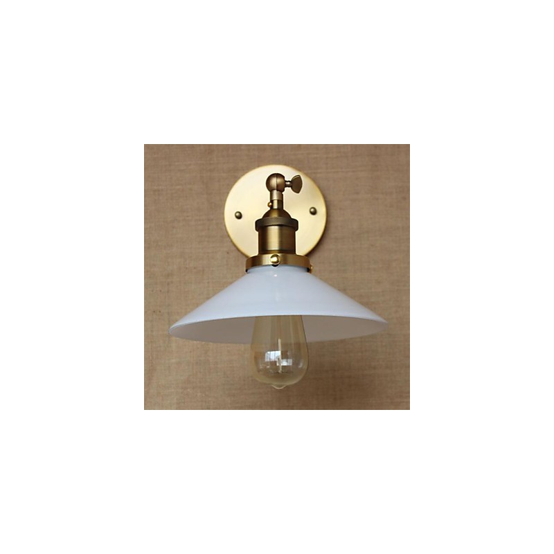 Moderno Contemporâneo Country Retro Antique Latão Recurso para Mini Estilo Ambiente Iluminação de Parede