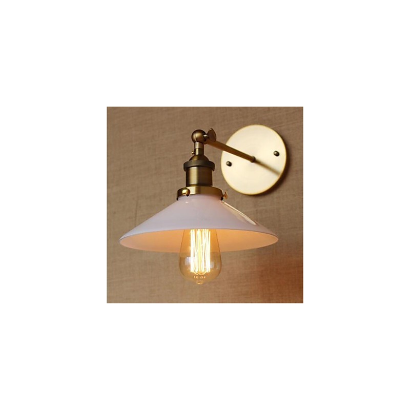 Moderno Contemporâneo Country Retro Antique Latão Recurso para Mini Estilo Ambiente Iluminação de Parede