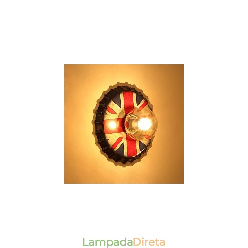 Pintura tradicional clássica rústica de chalé country para arandelas de parede de luz ambiente estilo mini