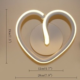 Luminária de cabeceira moderna e minimalista para quarto, luminária de parede, iluminação para varanda, corredor, escadas, sala de estar criativa