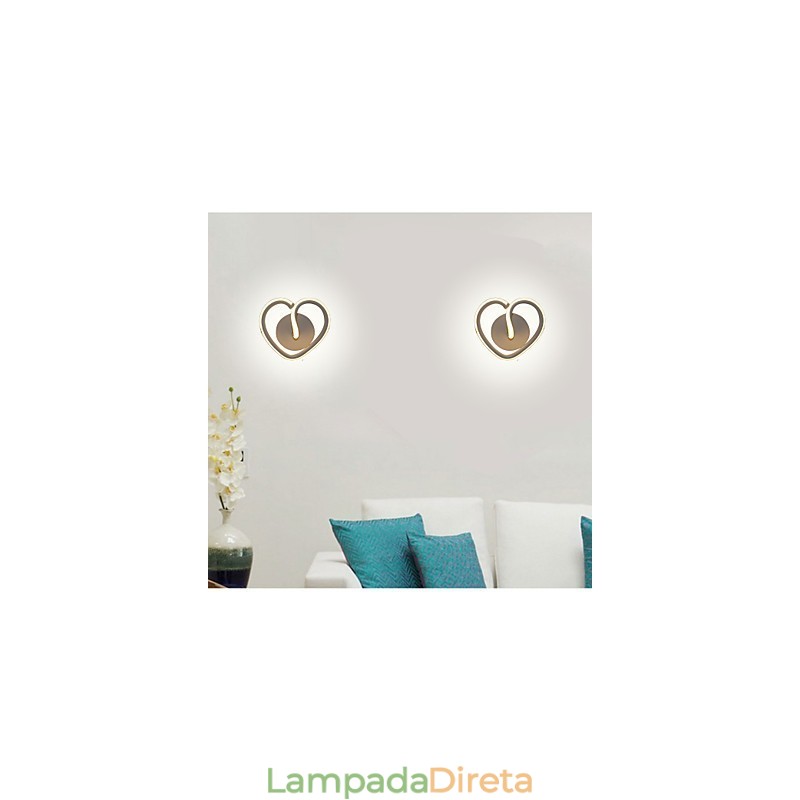 Luminária de cabeceira moderna e minimalista para quarto, luminária de parede, iluminação para varanda, corredor, escadas, sala de estar criativa