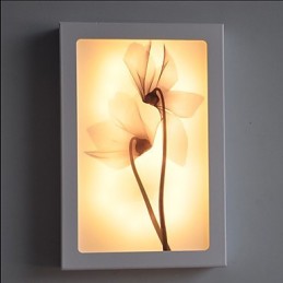 Pintura moderna contemporânea integrada, recurso de pintura contemporânea para arandelas de parede com luz ambiente