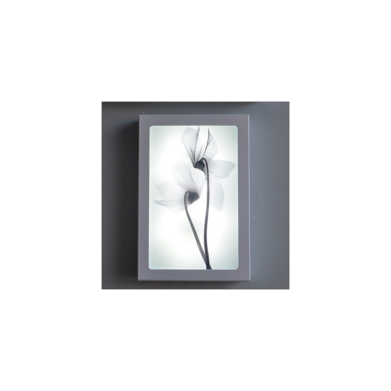Pintura moderna contemporânea integrada, recurso de pintura contemporânea para arandelas de parede com luz ambiente