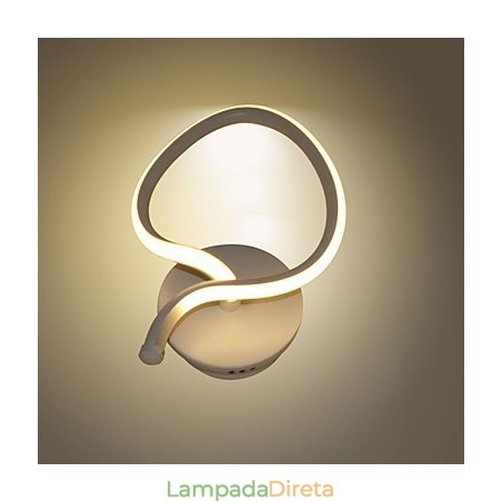 Luminária de parede moderna minimalista, luminária de cabeceira criativa para corredor, iluminação de alumínio Luminária de parede moderna minimalista, luminária de cabeceira criativa para corredor, iluminação de alumínio