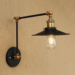 Luminária de parede industrial vintage de latão, luminária de parede, iluminação doméstica, decoração interna, luminária de parede