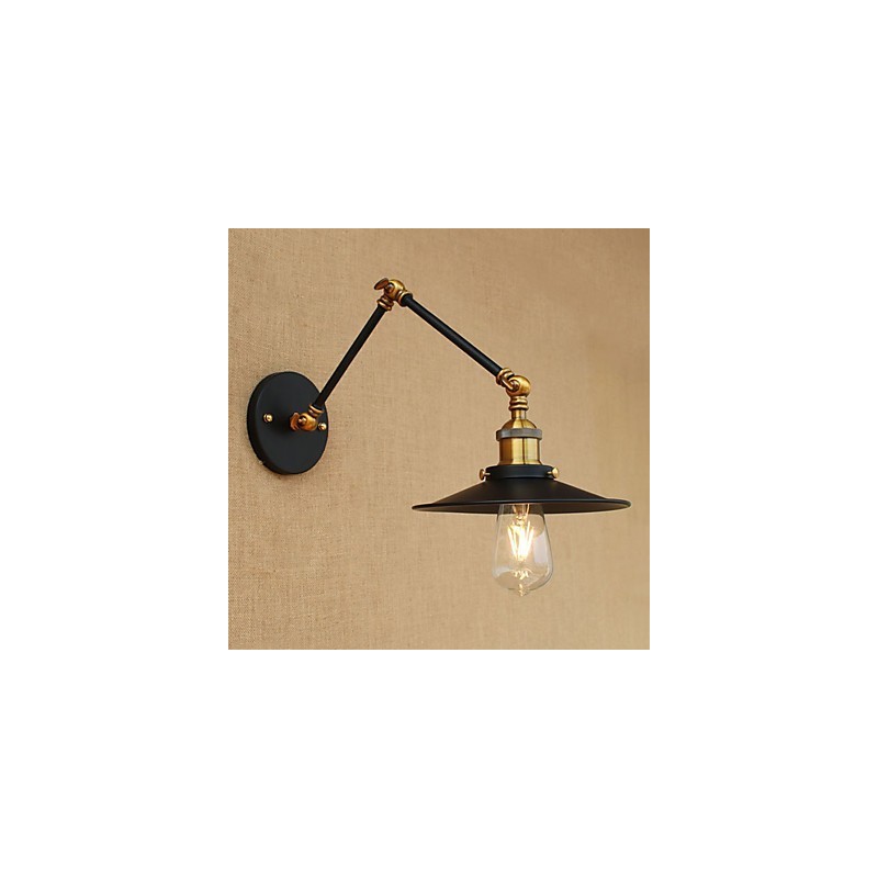 Luminária de parede industrial vintage de latão, luminária de parede, iluminação doméstica, decoração interna, luminária de parede