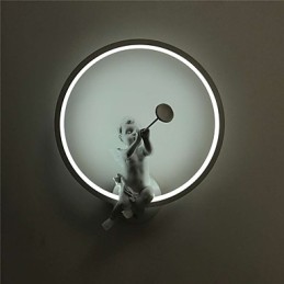 Arandelas de parede modernas e contemporâneas integradas para estilo mini, luz ambiente, luz de parede