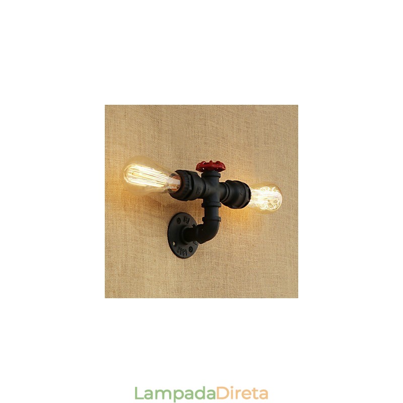 Recurso de pintura retrô country para arandelas de parede de luz ambiente estilo mini