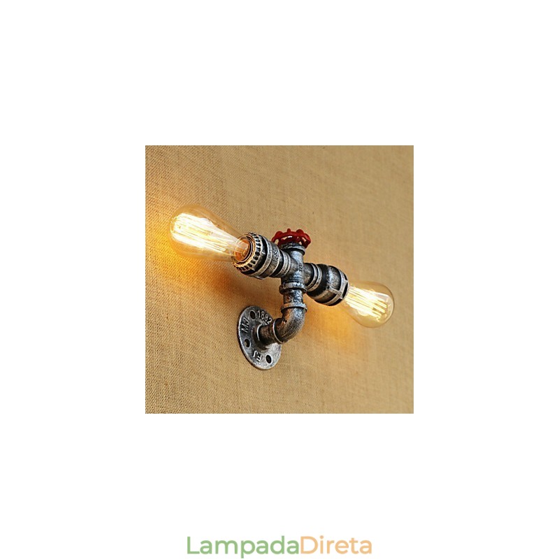 Recurso de pintura retrô country para arandelas de parede de luz ambiente estilo mini
