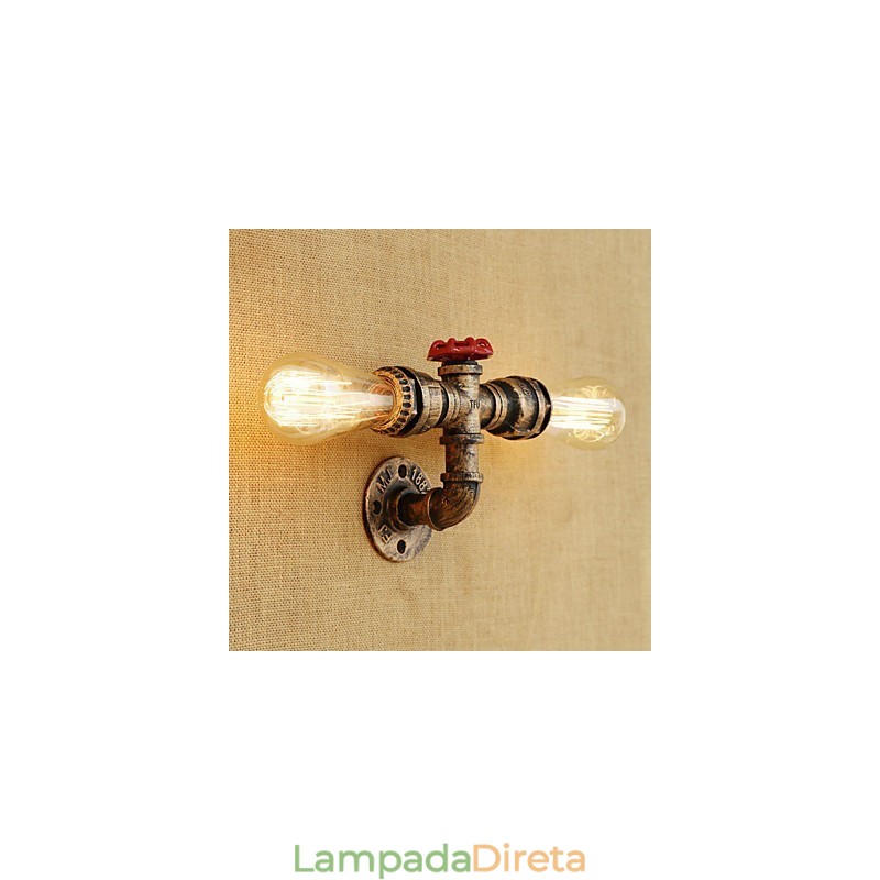 Recurso de pintura retrô country para arandelas de parede de luz ambiente estilo mini