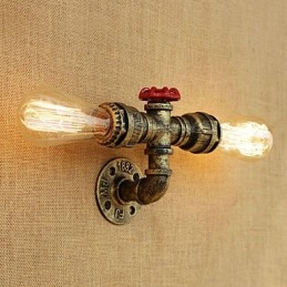 Recurso de pintura retrô country para arandelas de parede de luz ambiente estilo mini