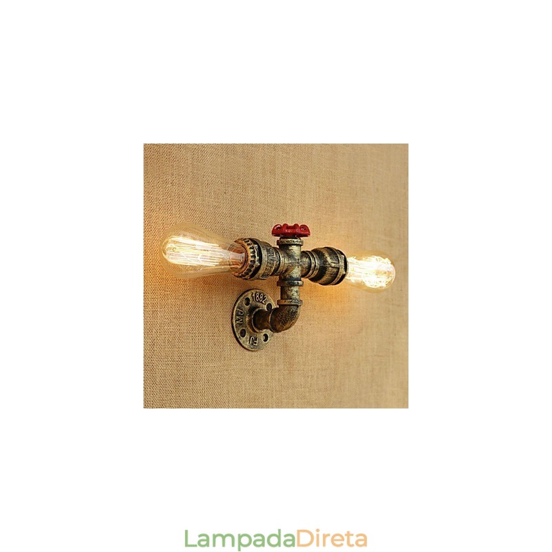 Recurso de pintura retrô country para arandelas de parede de luz ambiente estilo mini