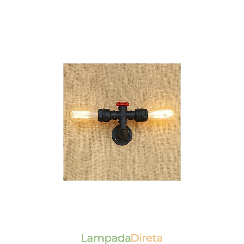 Recurso de pintura retrô country para arandelas de parede de luz ambiente estilo mini