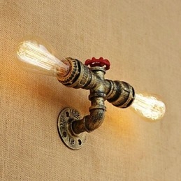 Recurso de pintura retrô country para arandelas de parede de luz ambiente estilo mini