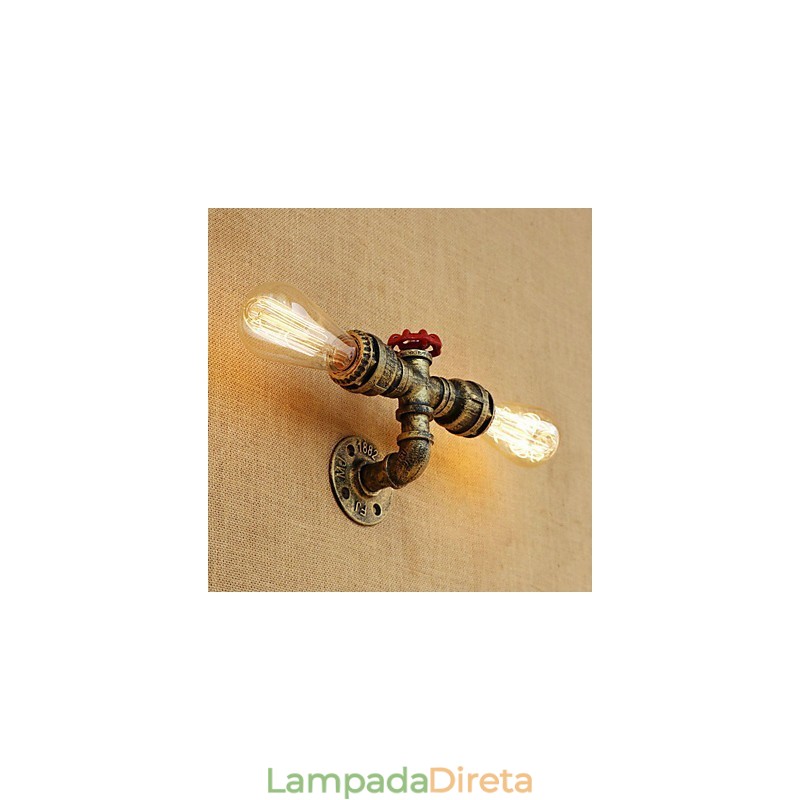 Recurso de pintura retrô country para arandelas de parede de luz ambiente estilo mini