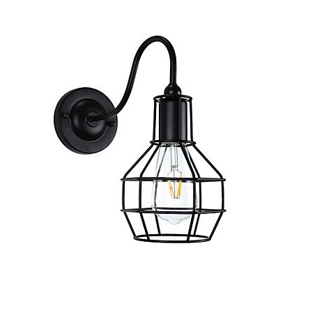 Luminária de parede Arandelas de parede Luminária de parede de ferro Lâmpada de parede sabre de luz preta muda na parede Luminária de parede Arandelas de parede Luminária de parede de ferro Lâmpada de parede sabre de luz preta muda na parede