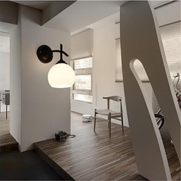 Pintura country contemporânea moderna para proteção ocular em estilo mini com luz ambiente de parede
