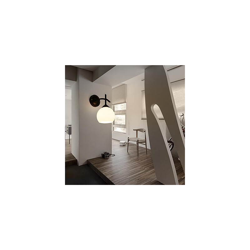 Pintura country contemporânea moderna para proteção ocular em estilo mini com luz ambiente de parede