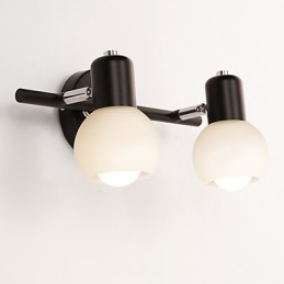 Luminária de parede galvanizada rústica Lodge para iluminação de banheiro Downlight
