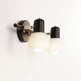 Luminária de parede galvanizada rústica Lodge para iluminação de banheiro Downlight