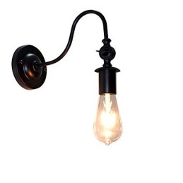 Luminária de parede de ferro Buzz Light Wall Lamp Dumb Black Lightsaber Lamp On Wall