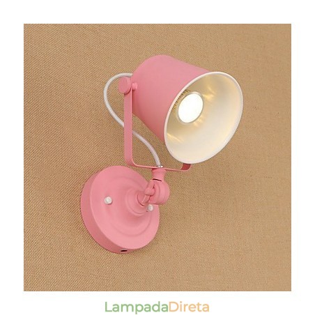 Pintura retrô country com recurso ajustável para braço oscilante, proteção para os olhos, luminária de parede embutida, luz de parede Pintura retrô country com recurso ajustável para braço oscilante, proteção para os olhos, luminária de parede embutida, luz de parede