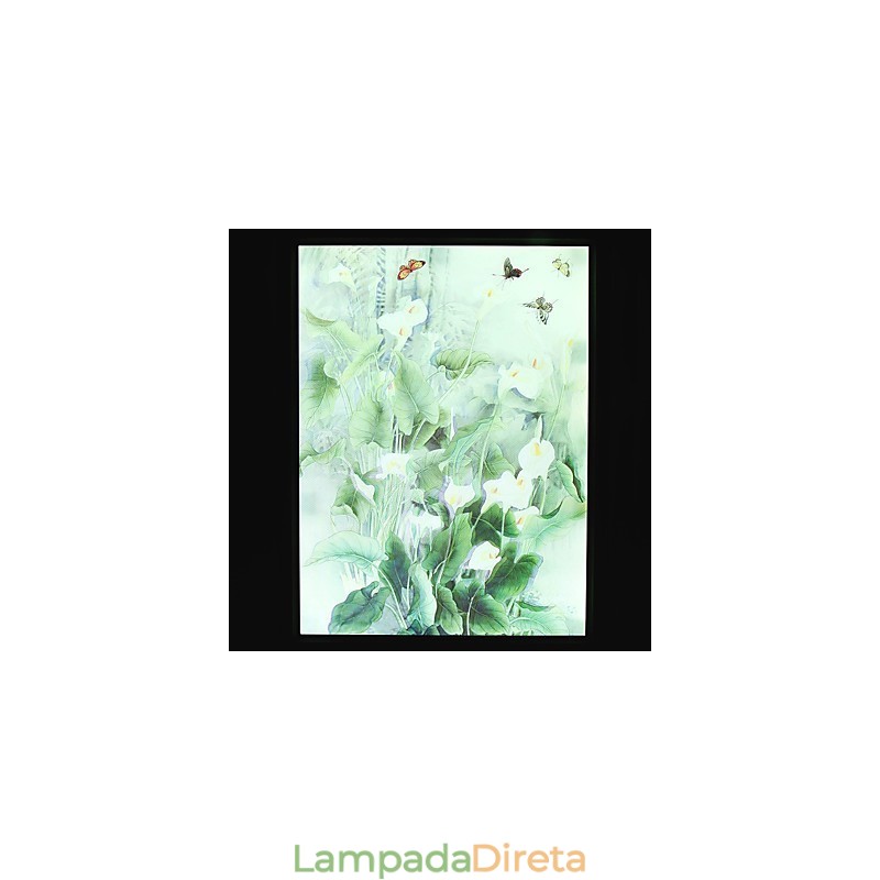 Pintura moderna contemporânea integrada, recurso de pintura contemporânea para arandelas de parede com luz ambiente