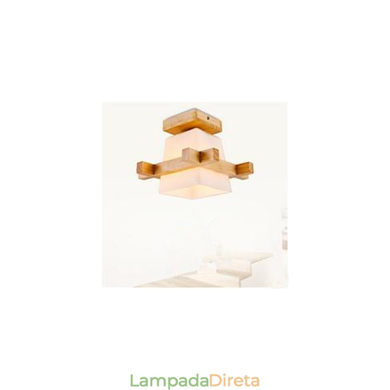 Lâmpada chinesa moderna para sala de estar, quarto, lâmpada para varanda, lâmpada para varanda, arte em madeira