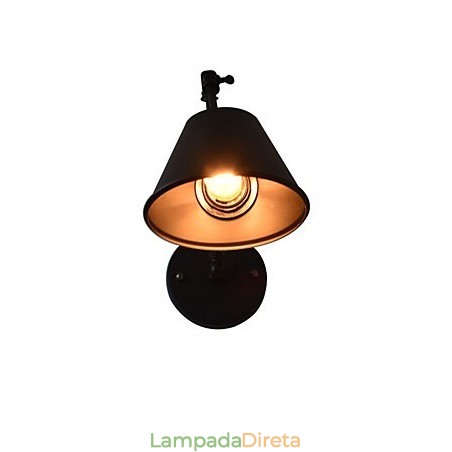 Luminária de parede Arandelas de parede Luminária de parede de ferro Lâmpada de parede sabre de luz preta muda na parede Luminária de parede Arandelas de parede Luminária de parede de ferro Lâmpada de parede sabre de luz preta muda na parede