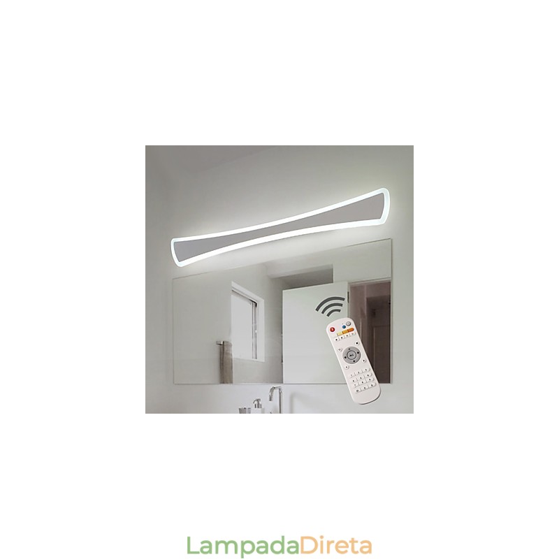Luminária de parede com dimerização sem eletrodos, moderna, contemporânea, integrada, outros recursos para estilo mini, arandelas de parede com luz ambiente, luminária de parede