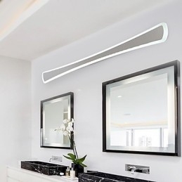 Luminária de parede com dimerização sem eletrodos, moderna, contemporânea, integrada, outros recursos para estilo mini, arandelas de parede com luz ambiente, luminária de parede