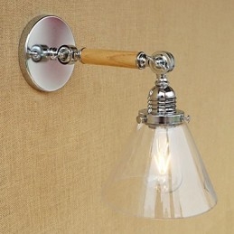 Recurso moderno contemporâneo country retrô galvanizado para luz ambiente de braço oscilante