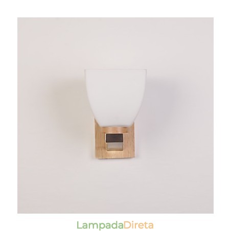 Luminária de parede simples, abajur de mesa de cabeceira com cúpula de vidro e madeira maciça para quarto, cômoda, sala de estar, quarto de bebê, dormitório universitário, mesa de centro, estantes de livros Luminária de parede simples, abajur de mesa de cabeceira com cúpula de vidro e madeira maciça para quarto, cômoda, sala de estar, quarto de bebê, dormitório universitário, mesa de centro, estantes de livros