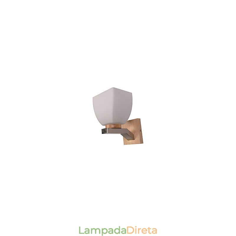 Luminária de parede simples, abajur de mesa de cabeceira com cúpula de vidro e madeira maciça para quarto, cômoda, sala de estar, quarto de bebê, dormitório universitário, mesa de centro, estantes de livros