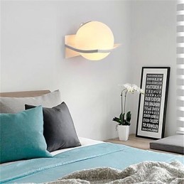 Recurso eletrogalvanizado contemporâneo moderno para proteção ocular estilo mini arandelas de parede com luz ambiente