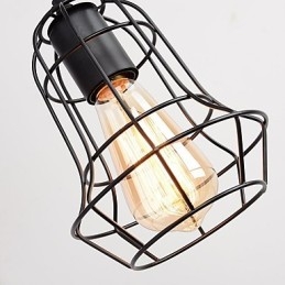 Luminária de parede de ferro retrô industrial personalidade criativa luminária de parede com polia elevatória