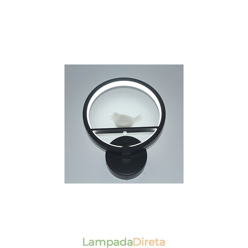 Pintura moderna contemporânea integrada com recurso de luz ambiente para braço oscilante