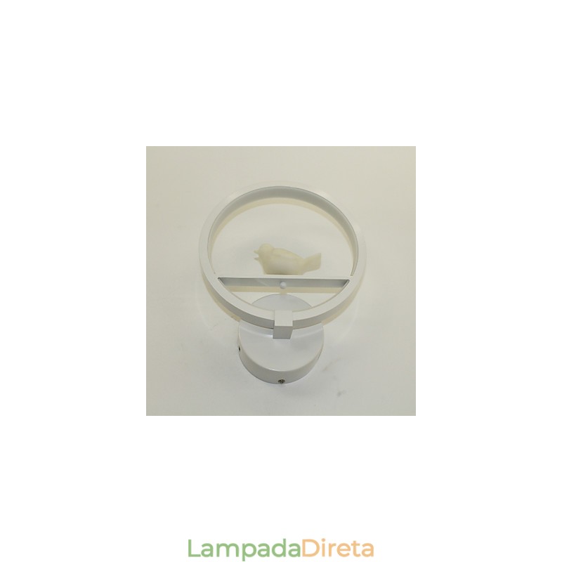 Pintura moderna contemporânea integrada com recurso de luz ambiente para braço oscilante